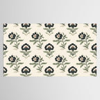 Elegant Vintage Floral Pattern Tablecloth Gallery Image 2