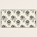 Elegant Vintage Floral Pattern Desk Mat Gallery Image 3