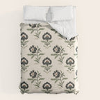 Elegant Vintage Floral Pattern Duvet Cover Gallery Image 6