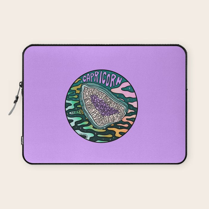 Capricorn Crystal Laptop Sleeve Gallery Image 1
