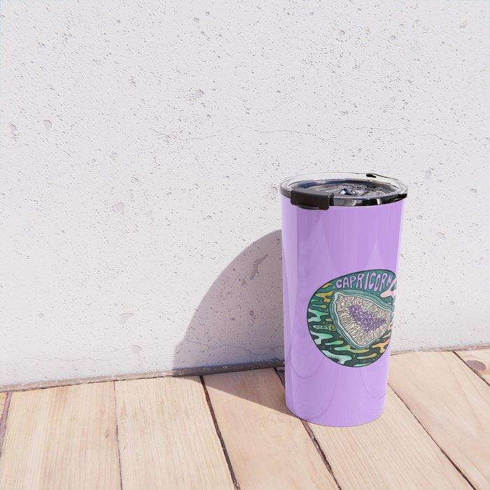 Capricorn Crystal Travel Mug Gallery Image 4