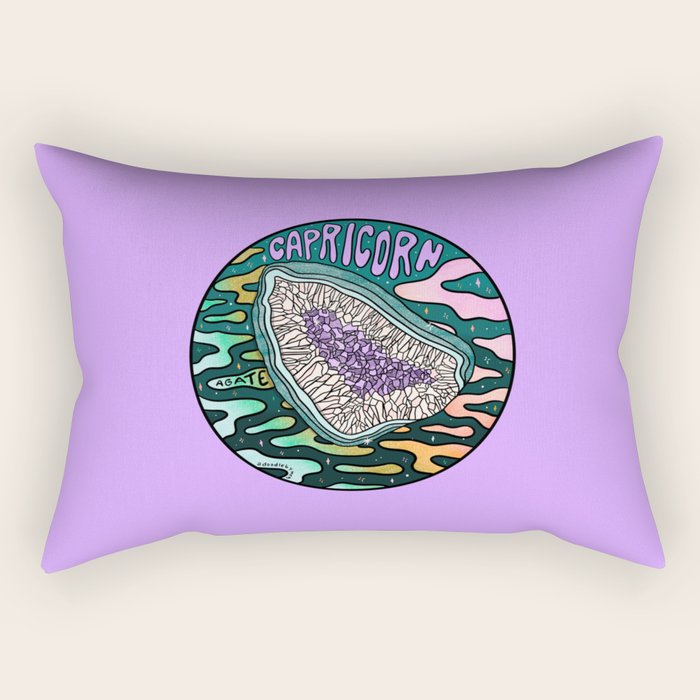 Capricorn Crystal Rectangular Pillow Gallery Image 2