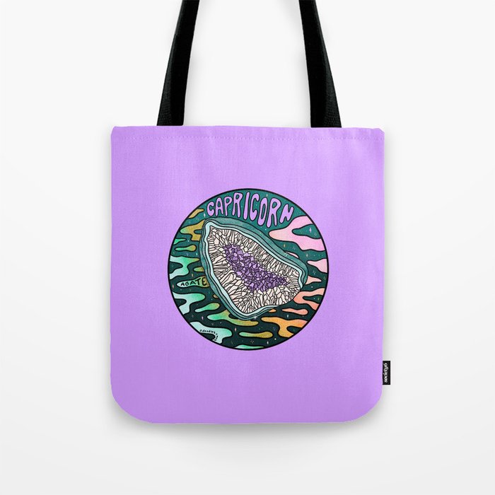 Capricorn Crystal Tote Bag Gallery Image 1