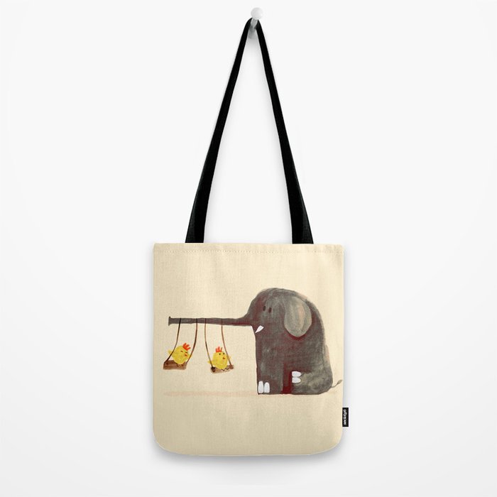 Elephant Swing Tote Bag Gallery Image 2