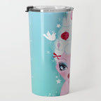 Christmas Coiffure Travel Mug Gallery Image 3