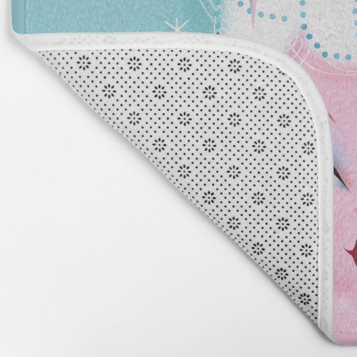 Christmas Coiffure Bath Mat Gallery Image 2