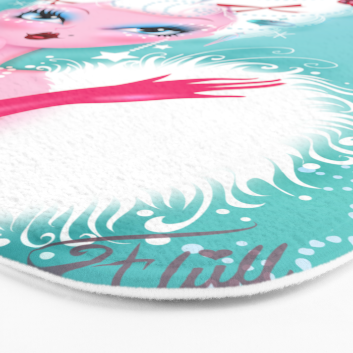 Christmas Coiffure Bath Mat Gallery Image 3