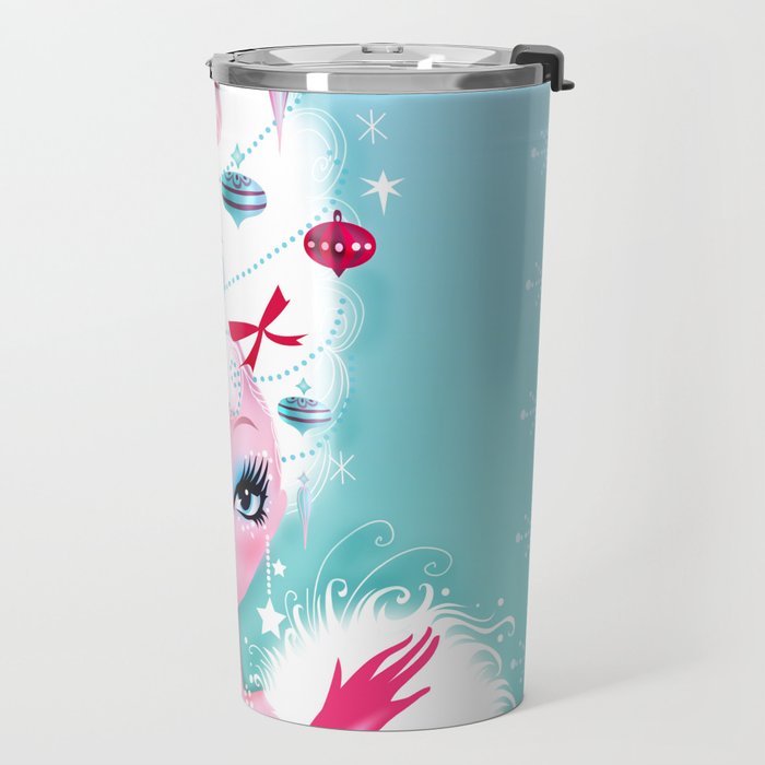 Christmas Coiffure Travel Mug Gallery Image 2
