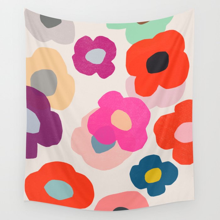 poppy 1 Wall Tapestry Gallery Image 1