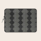 mudcloth diamonds - onyx Laptop Sleeve Gallery Image 1