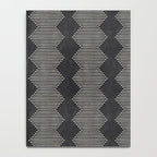 mudcloth diamonds - onyx Notebook Gallery Image 4