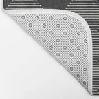 mudcloth diamonds - onyx Bath Mat Gallery Image 2