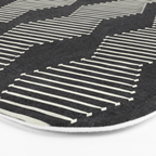 mudcloth diamonds - onyx Bath Mat Gallery Image 3