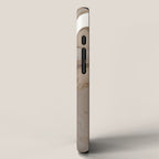 Taupe marble and gold abstract iPhone Case Gallery Image 2