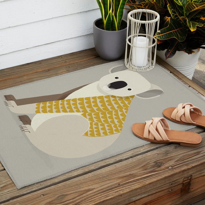 Whimsical Koala Outdoor Rug Gallery Image 2