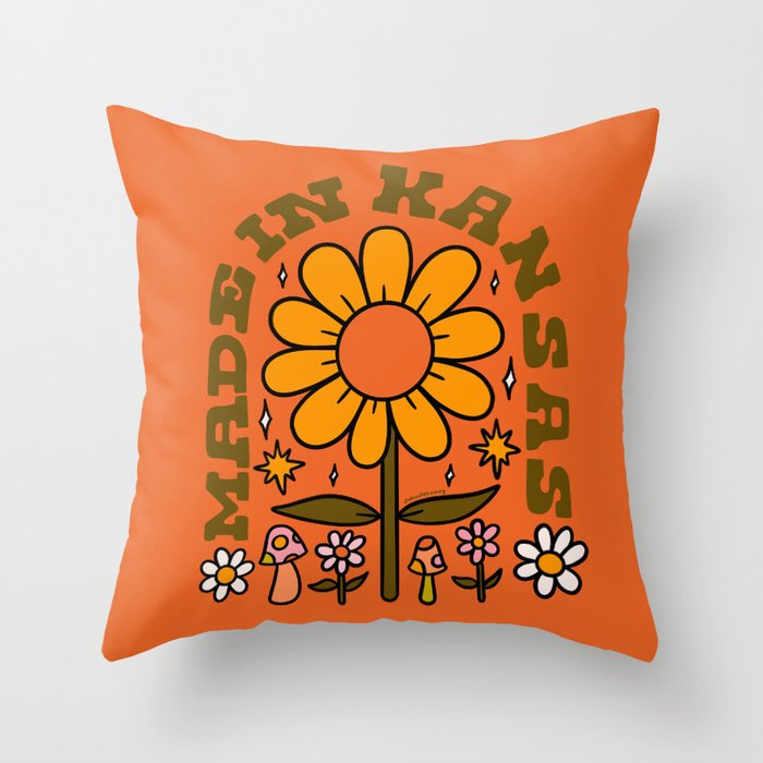 Made In Kansas Throw Pillow Gallery Image 6