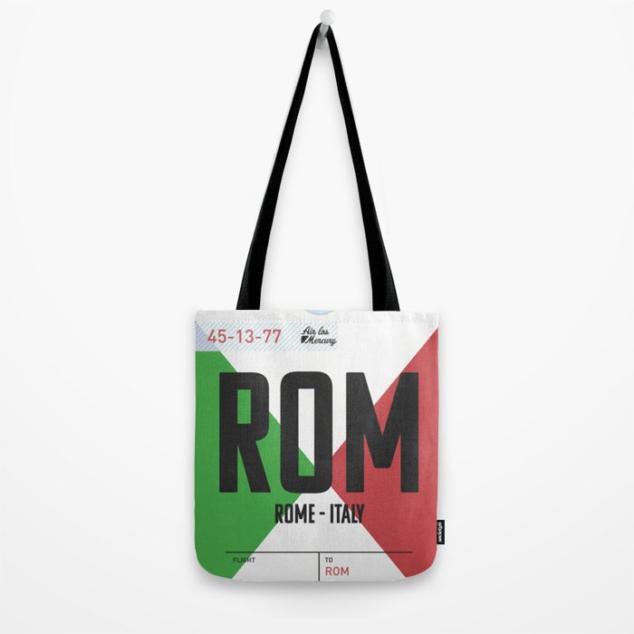 Rome Luggage Tag Tote Bag Gallery Image 2