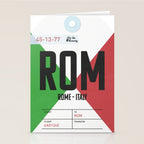 Rome Luggage Tag Stationery Card Gallery Image 2