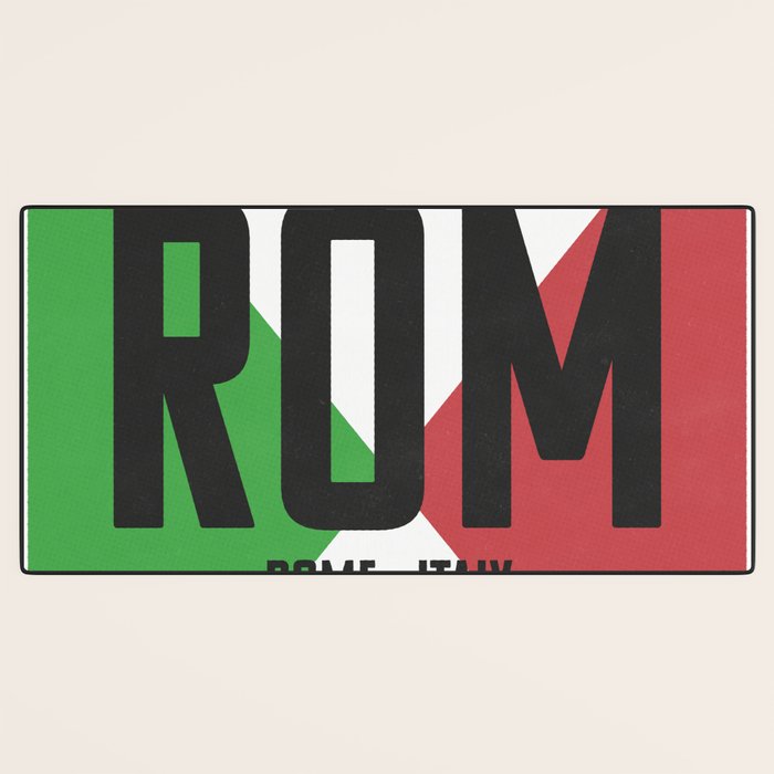 Rome Luggage Tag Desk Mat Gallery Image 3