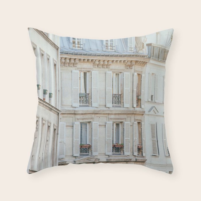 Montmartre Sunrise - Paris Travel Photography Throw Pillow Gallery Image 6