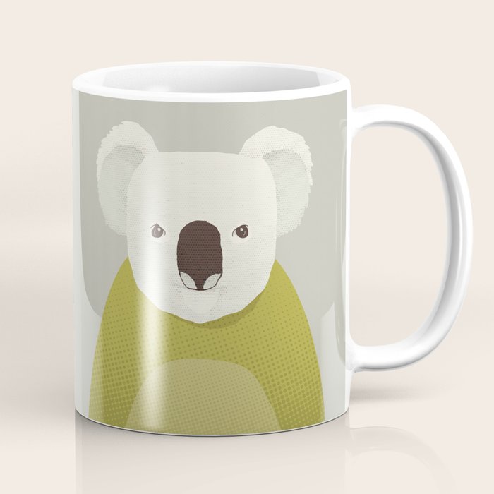Whimsy Koala, Animal Portrait Coffee Mug Gallery Image 1