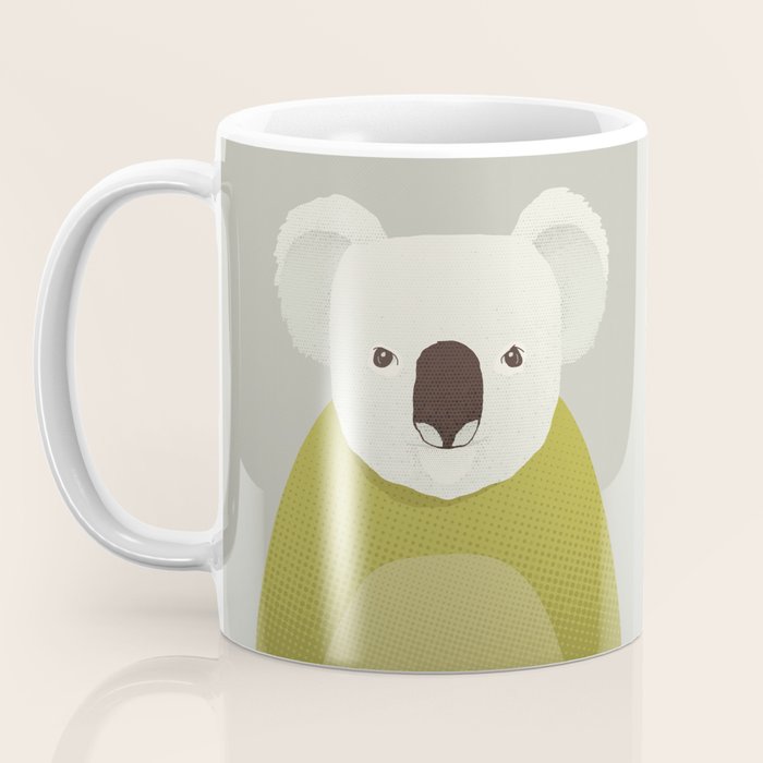 Whimsy Koala, Animal Portrait Coffee Mug Gallery Image 3