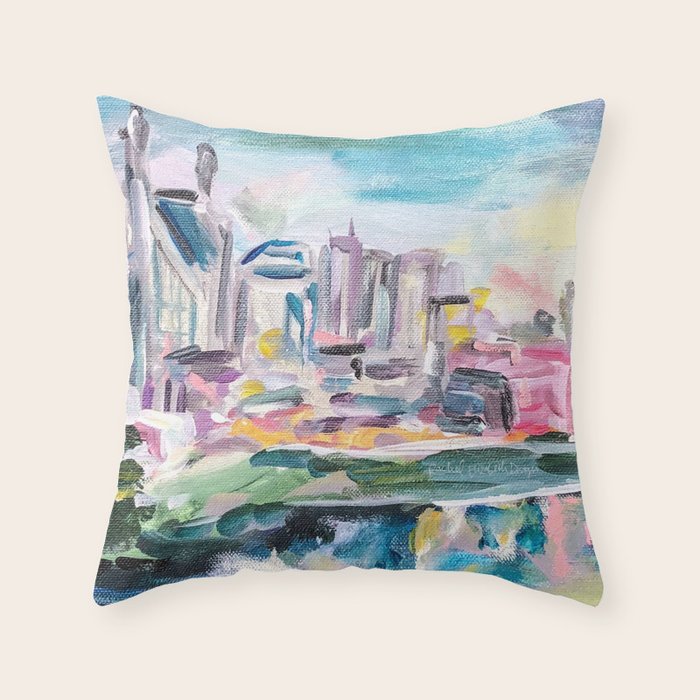 Nashville Living Throw Pillow Gallery Image 6