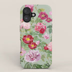 Pink Bloom Botanical Collage iPhone Case Gallery Image 1
