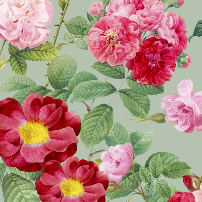 Pink Bloom Botanical Collage Coffee Mug Gallery Image 2