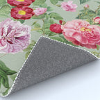 Pink Bloom Botanical Collage Rug Gallery Image 4