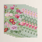 Pink Bloom Botanical Collage Wrapping Paper Gallery Image 3