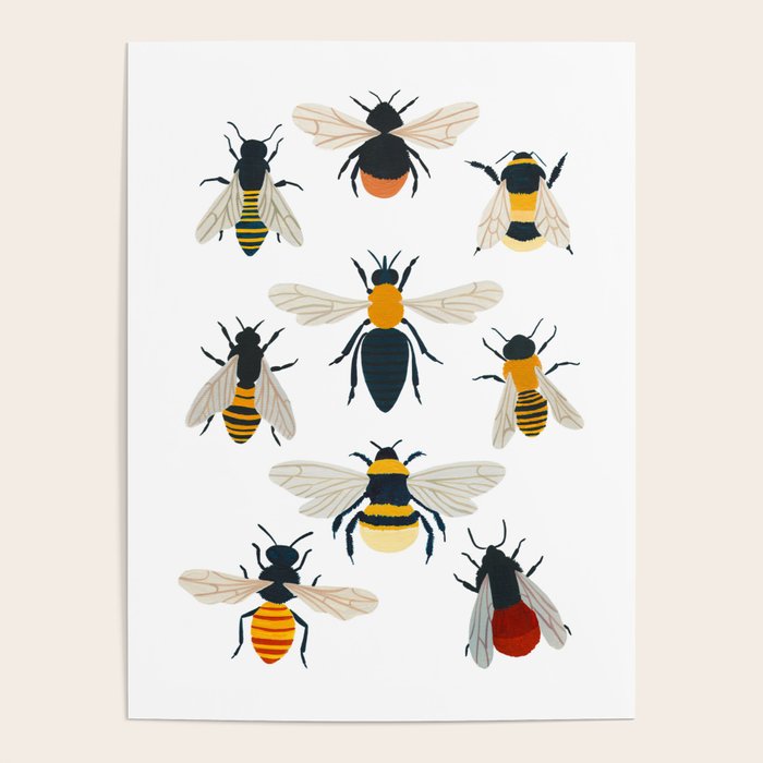 British Bees Poster Gallery Image 4
