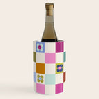 Check mate - retro floral Wine Chiller Gallery Image 3