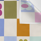 Check mate - retro floral Wall Tapestry Gallery Image 3