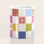 Check mate - retro floral Coffee Mug Gallery Image 4