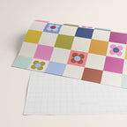 Check mate - retro floral Wrapping Paper Gallery Image 2
