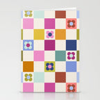 Check mate - retro floral Stationery Card Gallery Image 2