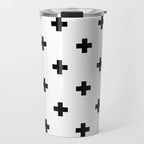 Swiss cross pattern Travel Mug Gallery Image 1