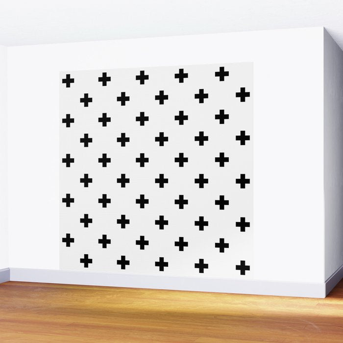 Swiss cross pattern Wall Mural Gallery Image 2