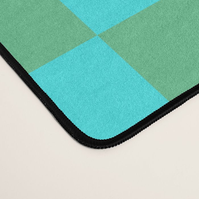 Colorful Patchwork Quilt Star Pattern Modern Geometric Abstract Blocks in Bright Bold Colors Desk Mat Gallery Image 4