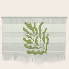 Olive green abstract  plants  Wall Hanging Gallery Image 1