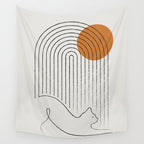 Cat Landscape 152 Wall Tapestry Gallery Image 4