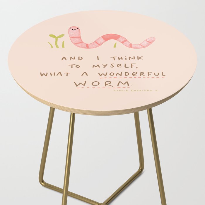Wonderful Worm Side Table Gallery Image 2
