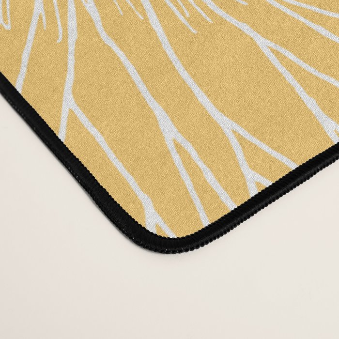 Yellow Sunflowers Line Art Desk Mat Gallery Image 4