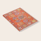 Orange Angel Snowfall Kazak Persian Rug Notebook Gallery Image 2