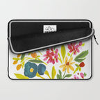 Artsy colorful wildflowers Laptop Sleeve Gallery Image 2