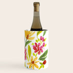 Artsy colorful wildflowers Wine Chiller Gallery Image 3
