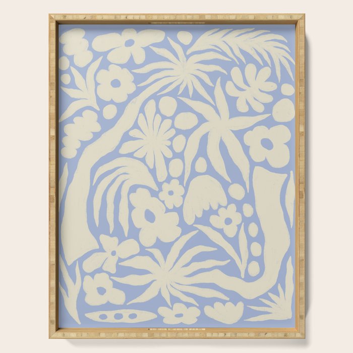 Blomstra blue Serving Tray Gallery Image 1