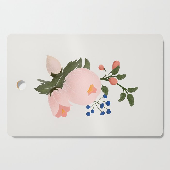 Delicate florals no2 Cutting Board Gallery Image 1
