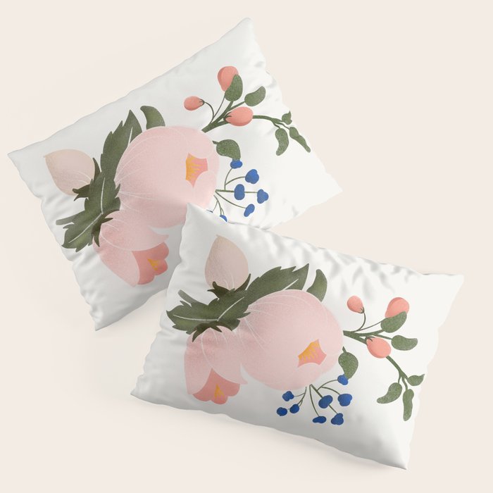 Delicate florals no2 Pillow Sham Gallery Image 1